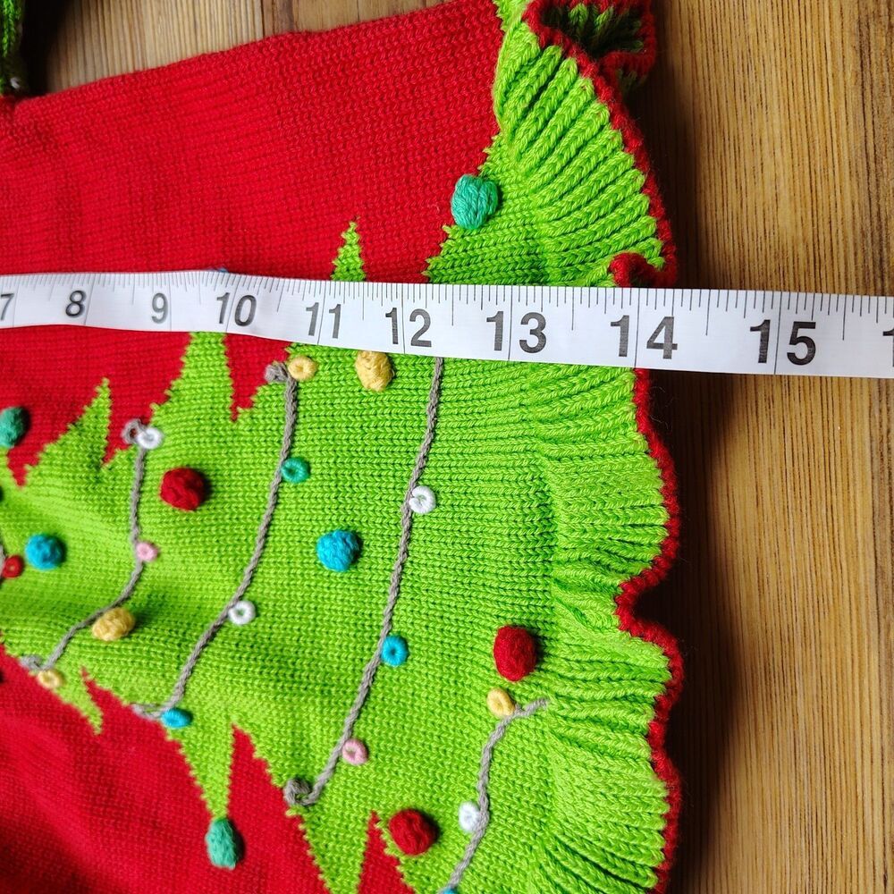 Zubels Baby Christmas Sweater 18 Months NWT Holiday Tree Knit Pullover Festive - Picture 4 of 6